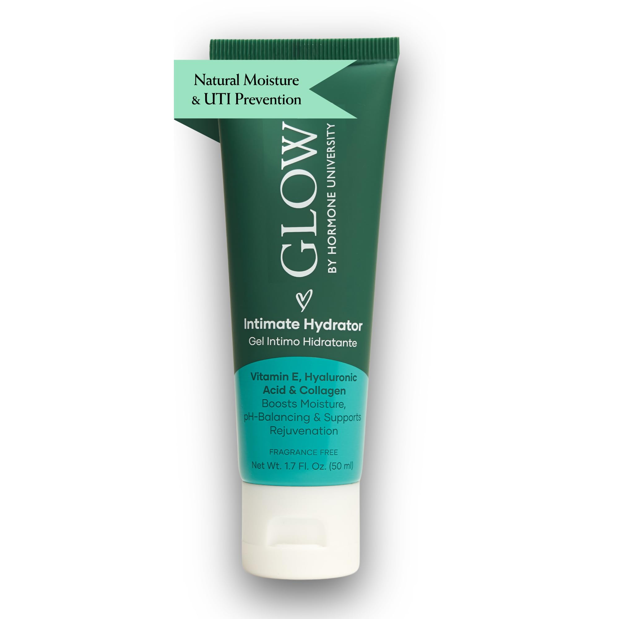 Glow Botanica Glow Vaginal Moisturizer bottle for daily vulvar hydration and comfort.