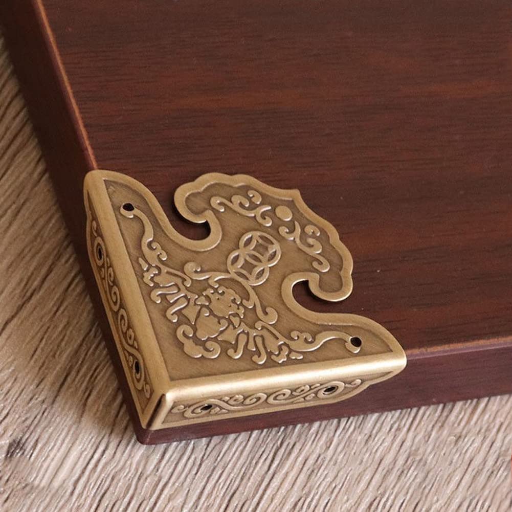 glrovazas metal edge protector for a wooden box surface