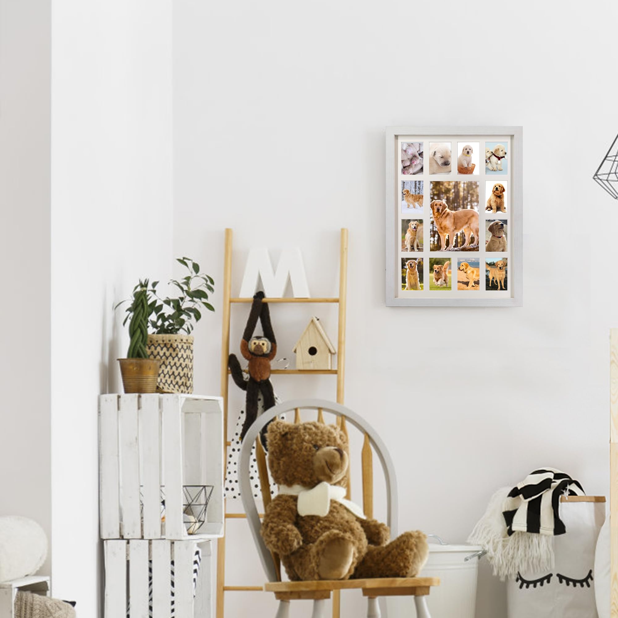GMFrames collage frame adapts from baby to graduation milestones