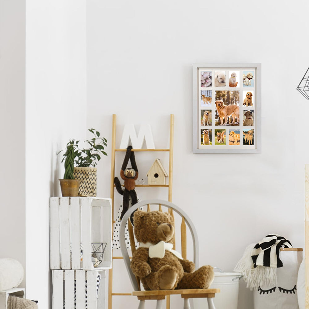 GMFrames collage frame adapts from baby to graduation milestones