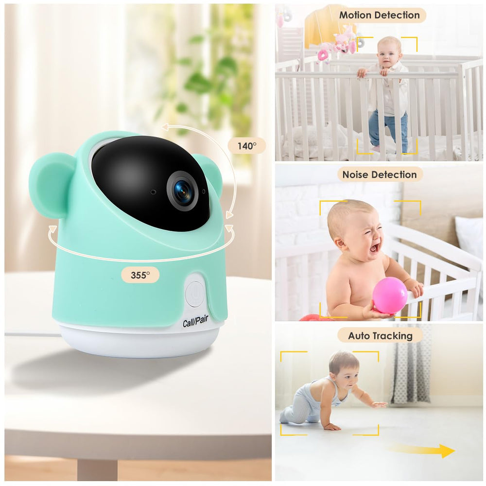 GMK baby monitor motion detection notifies you of movement and crying