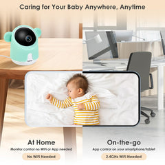 GMK baby monitor two-way talk enables comforting communication from any room