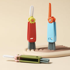 Gmleey stiff angle bristle head cleans lid crevices effectively