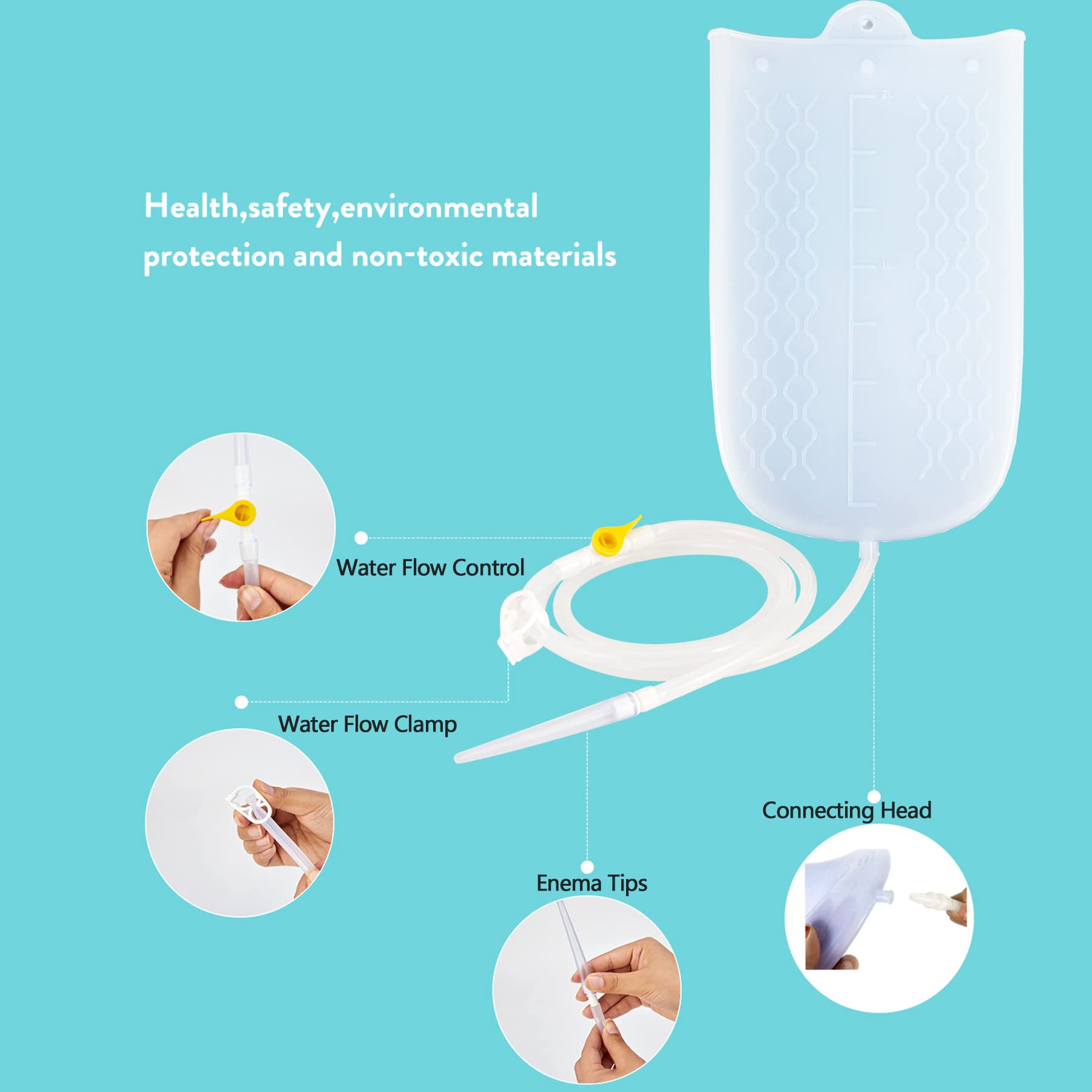 GNEGKLEAN flow valve control enables safe, adjustable water delivery.