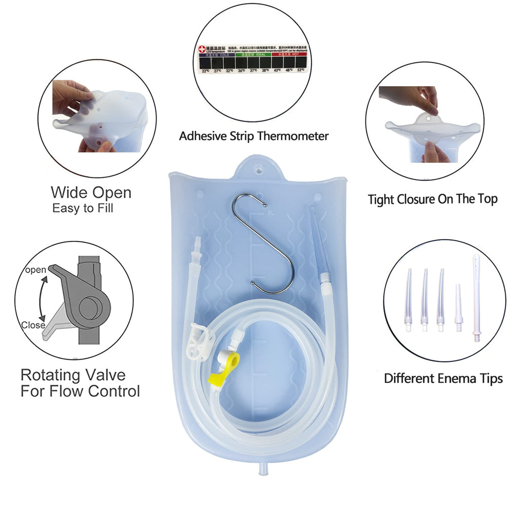 GNEGKLEAN 6.3ft hose for flexible, continuous flow during use.