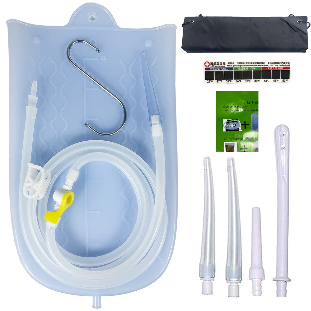 GNEGKLEAN silicone enema bag opening for easy cleaning and smooth preparation.