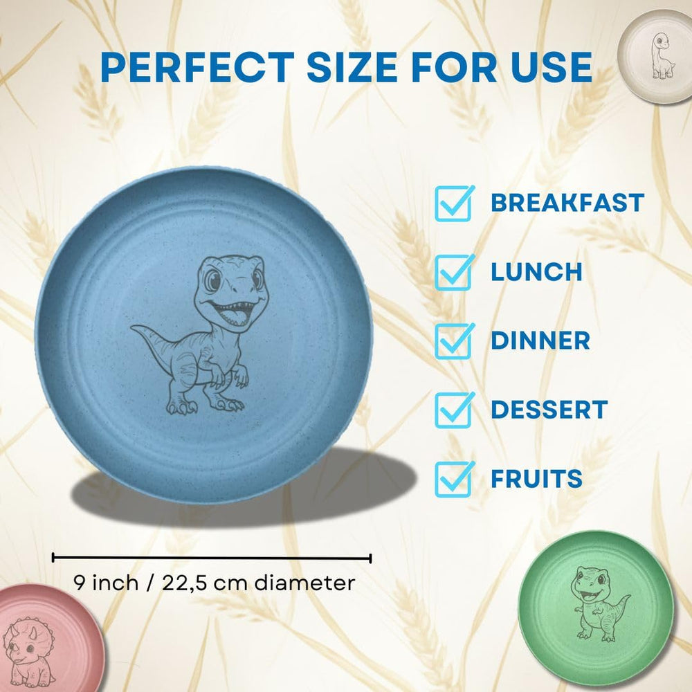 G'nes lightweight, shatterproof plates keep mealtime safe and fun for toddlers.