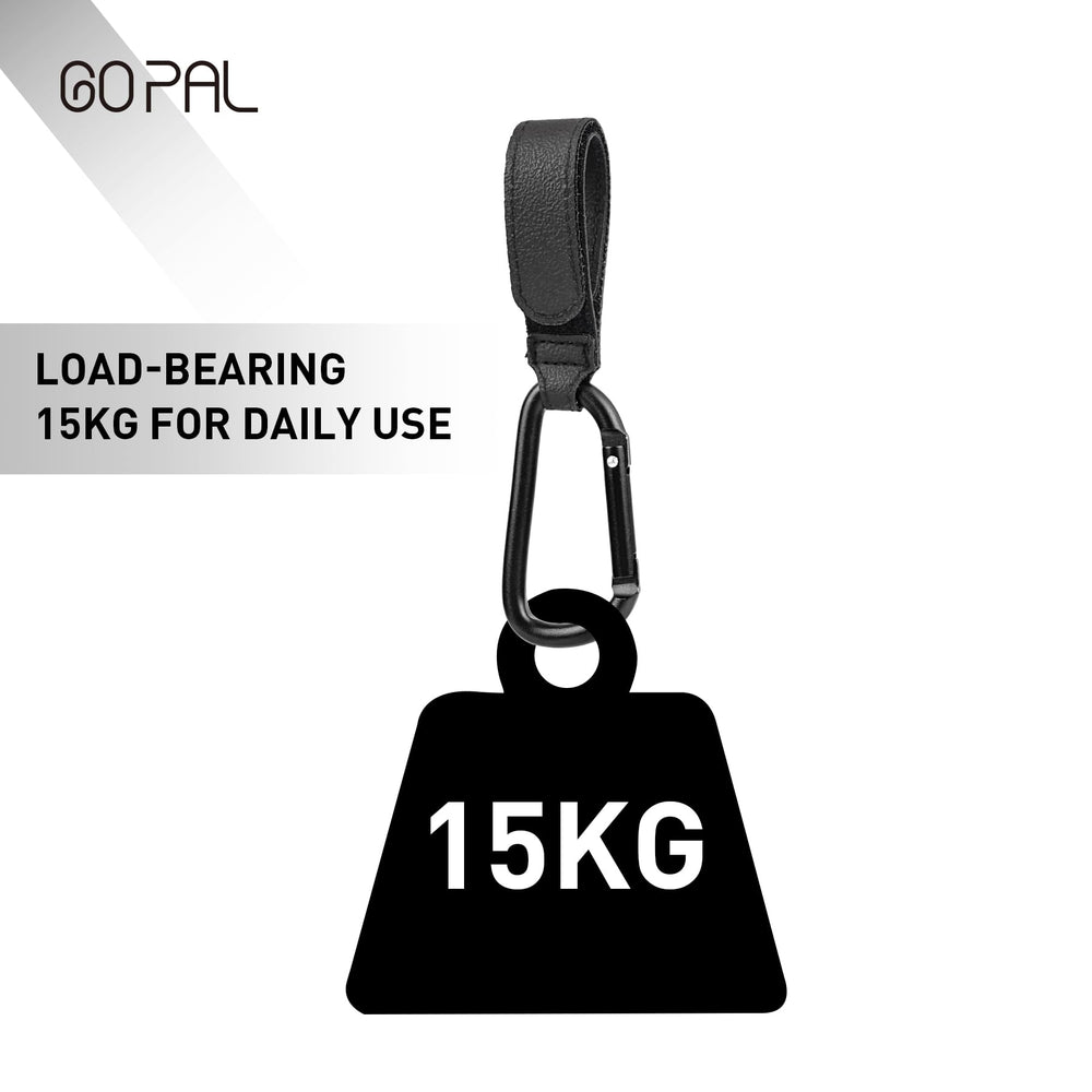 Go Pal 33lbs capacity secures tote bags and essentials.
