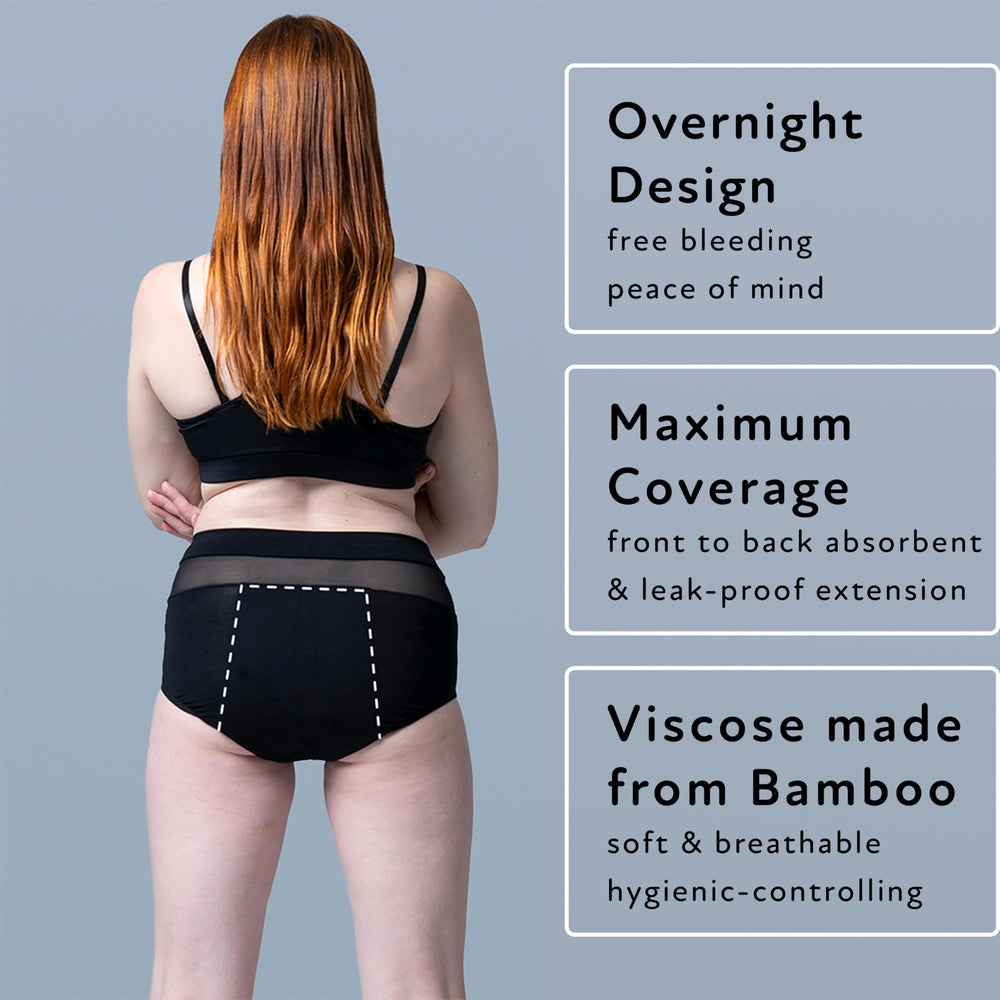Goat Union 3XL reusable period underwear pack two for dependable protection.
