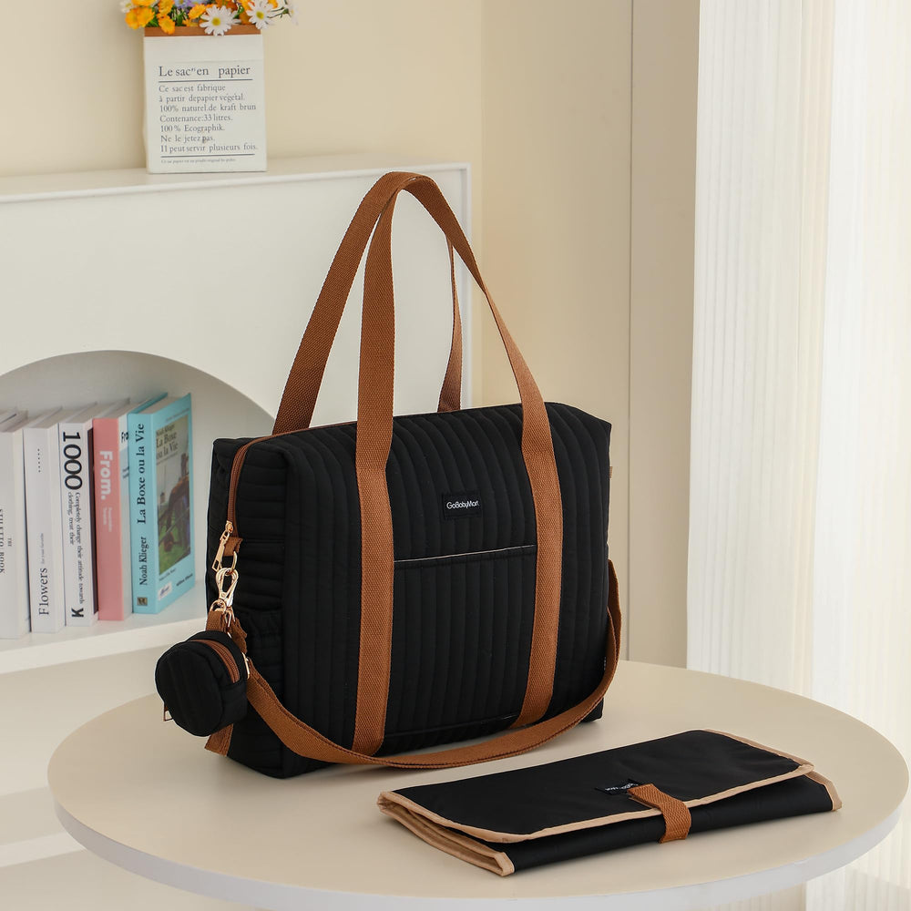 GOBABYMART soft reinforced shoulder straps deliver comfortable all-day carrying.