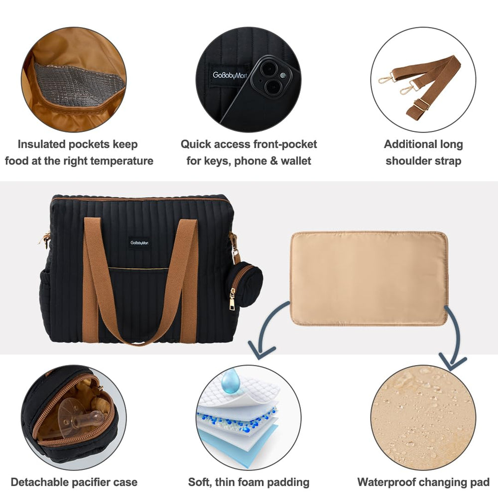 GOBABYMART travel-ready bag suits hospital packing and everyday outings.