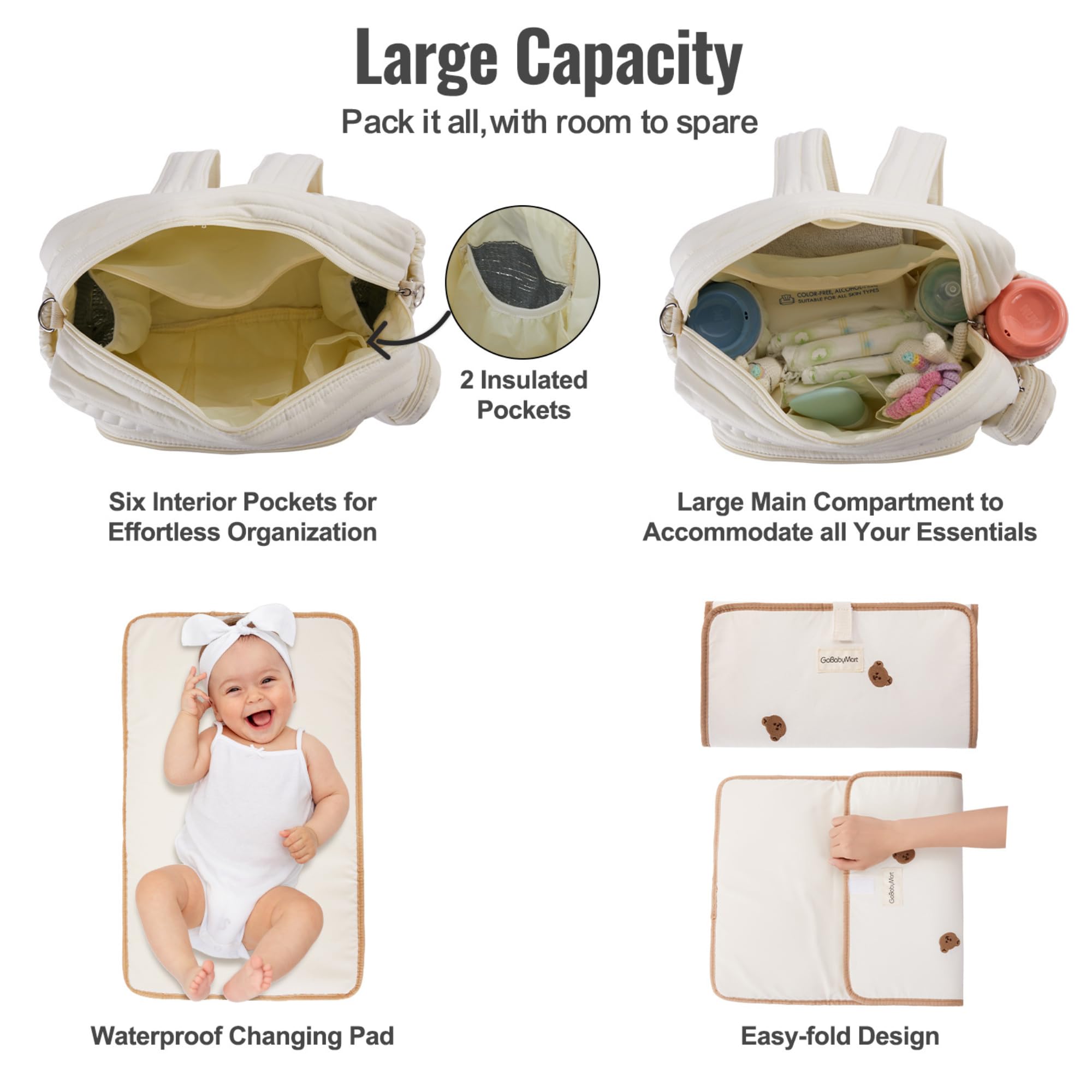GOBABYMART durable travel bag designed for busy families.