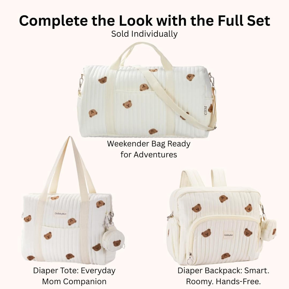 GOBABYMART medium-capacity diaper bag for daily outings.