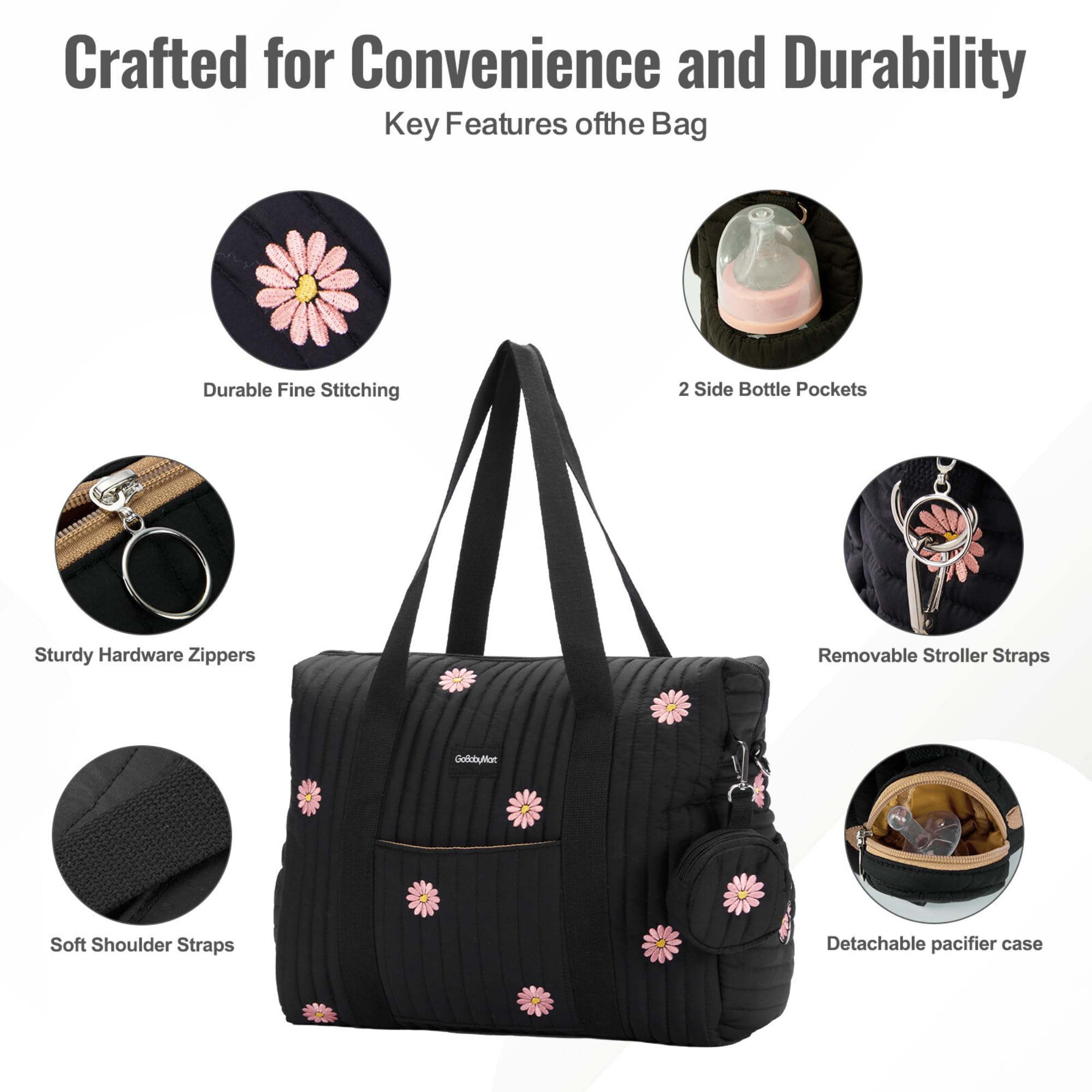GOBABYMART pacifier case close-up ready for on-the-go use