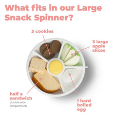 GoBe Snack Spinner hand strap for easy carrying during outings