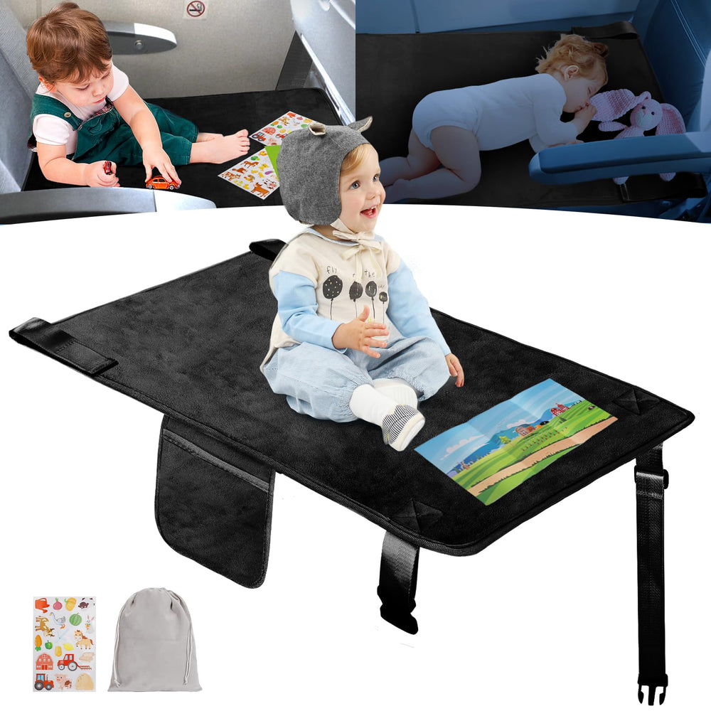 GoCozy Toddler Airplane Bed extended-seat provides extra space for play and rest.