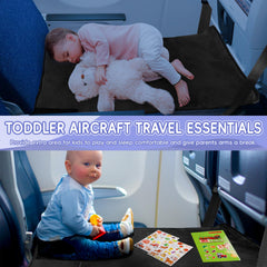 GoCozy Toddler Airplane Bed folded-storage-bag keeps the bed compact for travel.