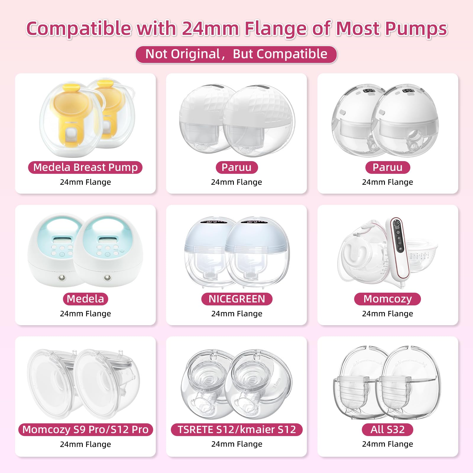GOCROWEEN 15mm insert offers closer sizing for a secure fit.