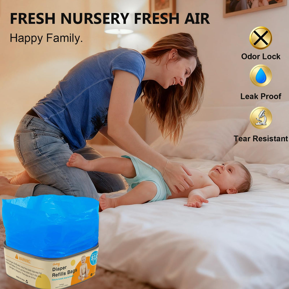 Godyoy continuous film design streamlines bag changes for busy households.
