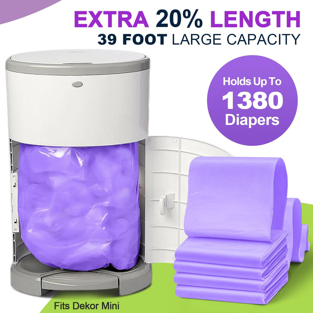 Godyoy Dekor Mini extra thickness refill improves odor containment.