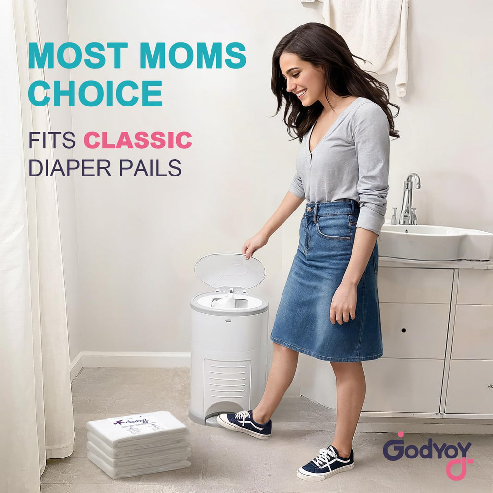 Godyoy easy-to-replace refill pack for busy parents.