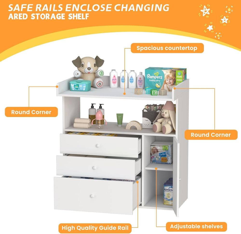 GOFEI nursery ready furniture fits in bedrooms and nurseries