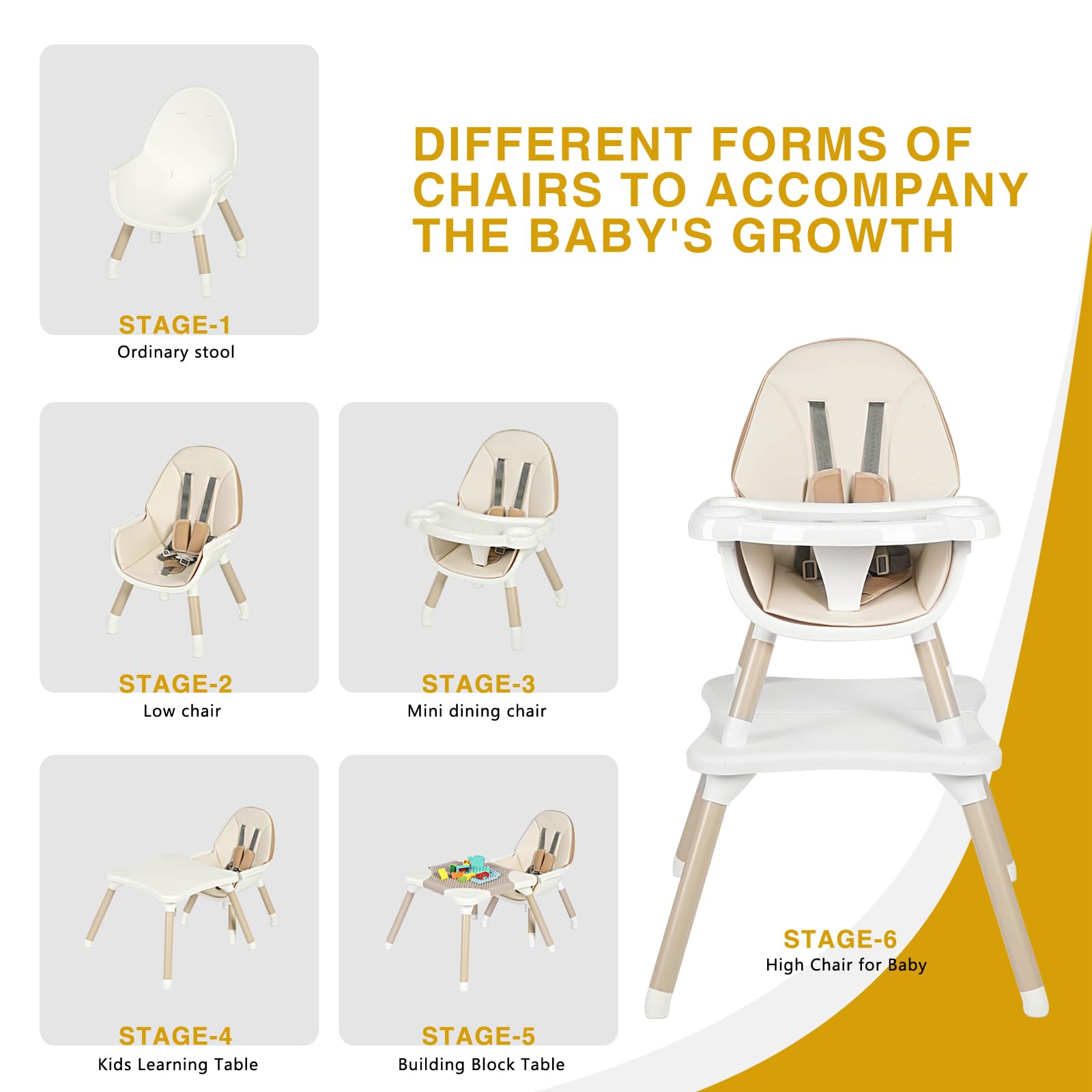 GoFirst toddler booster seat supports growing kids at family tables.