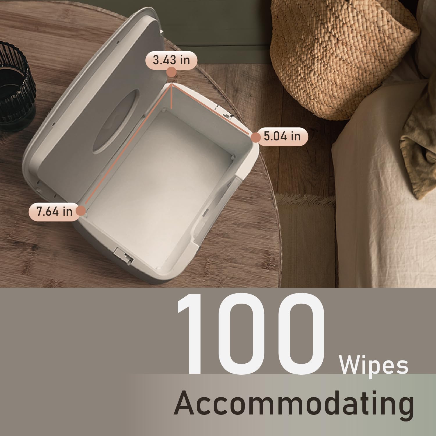 GOGO Pure wipe warmer with two heat settings for seasonal comfort