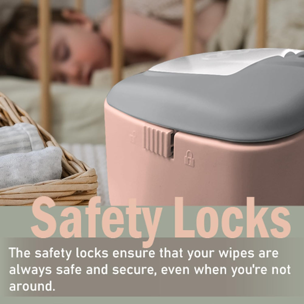 GOGO pure portable setup converts into a travel-friendly wipes holder
