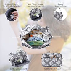 GOGOSO organizer close-up highlights insulated cup holder for bottles