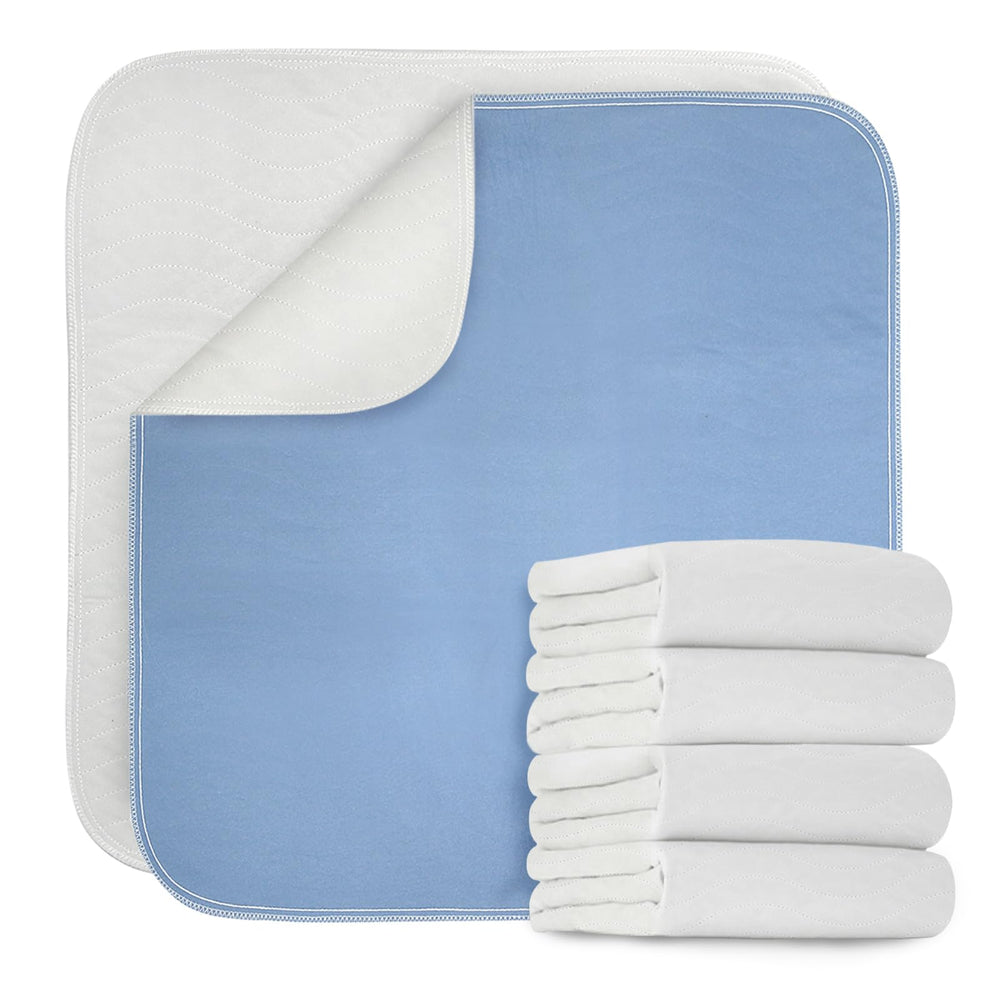 Gogreen waterproof underpad 18x24 in a four-pack for bed protection