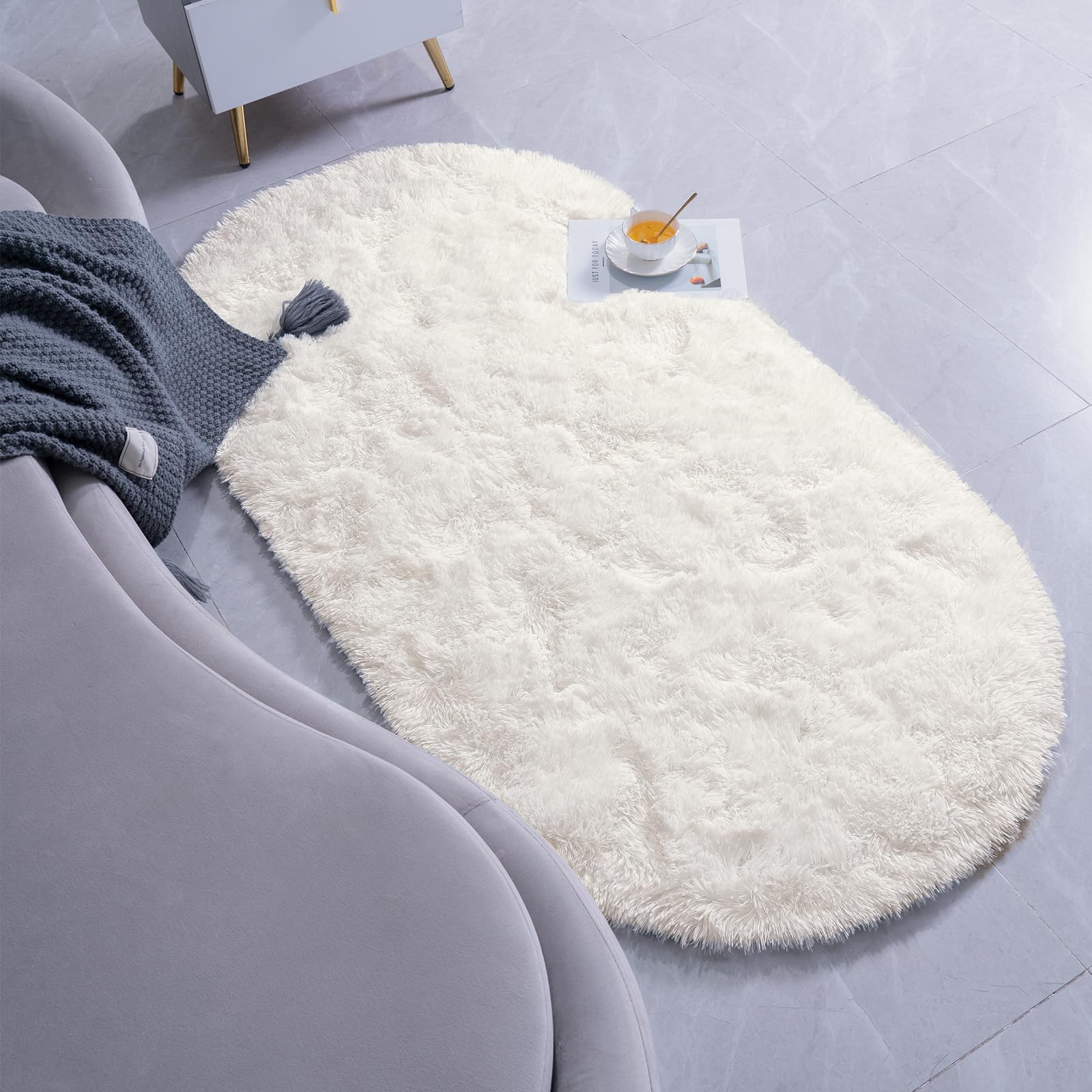 Goideal rug with non-slip bottom keeps playtime safely in place.