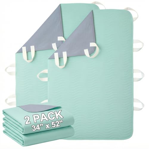 GOJVT bed pad with eight handles for secure transfers.