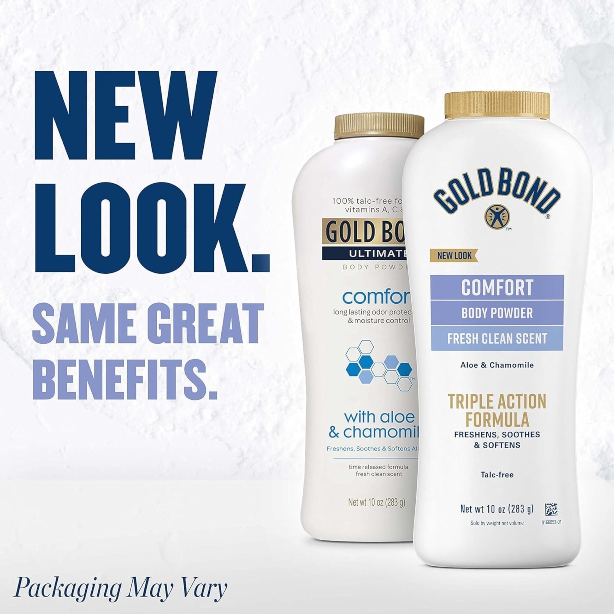 Gold Bond Ultimate Comfort Powder delivers a light, soothing touch on skin.