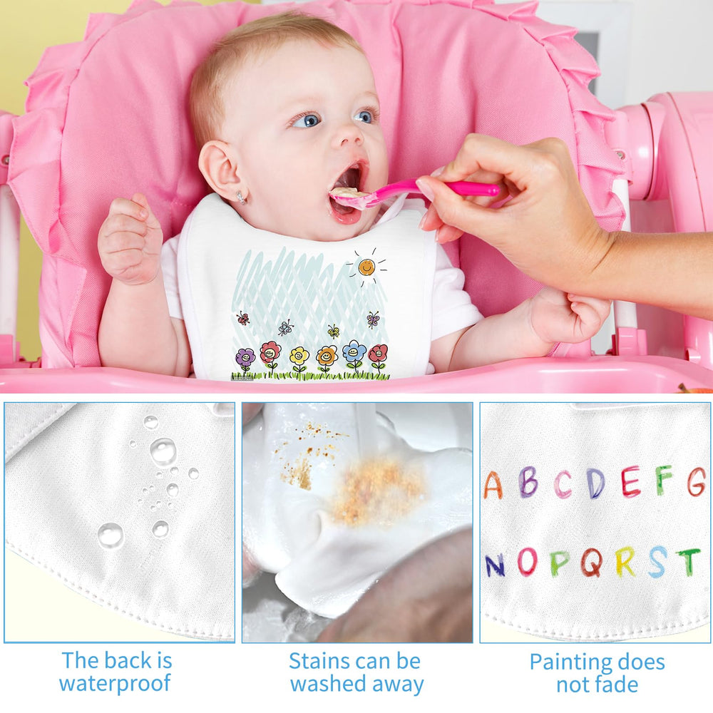 GOLDGE customers customize designs on bibs and bodysuits for memorable keepsakes.