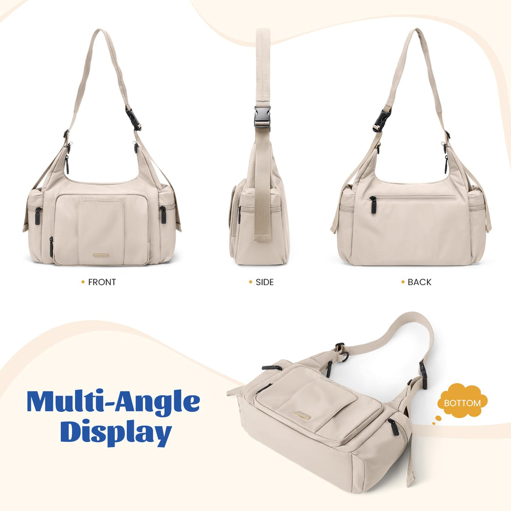 GOLF QUALITY 14L puffer diaper bag tote, multi-pocket layout keeps essentials orderly