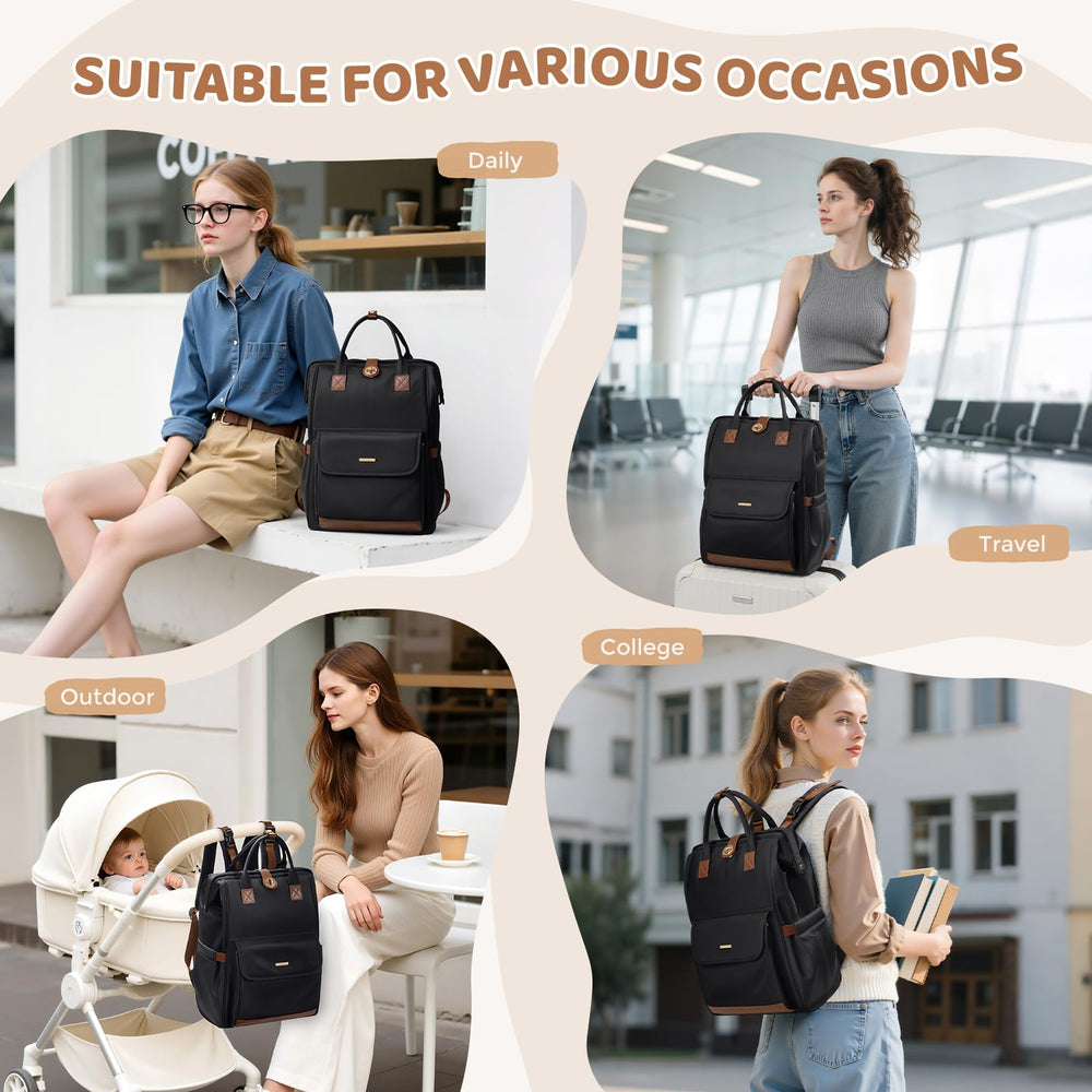GOLF QUALITY diaper bag backpack easy to clean with safe, residue-free fabric