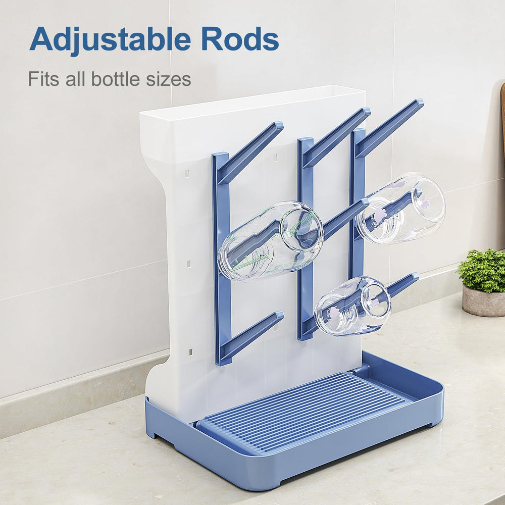Close-up: sturdy pegs and drainage for quick drying