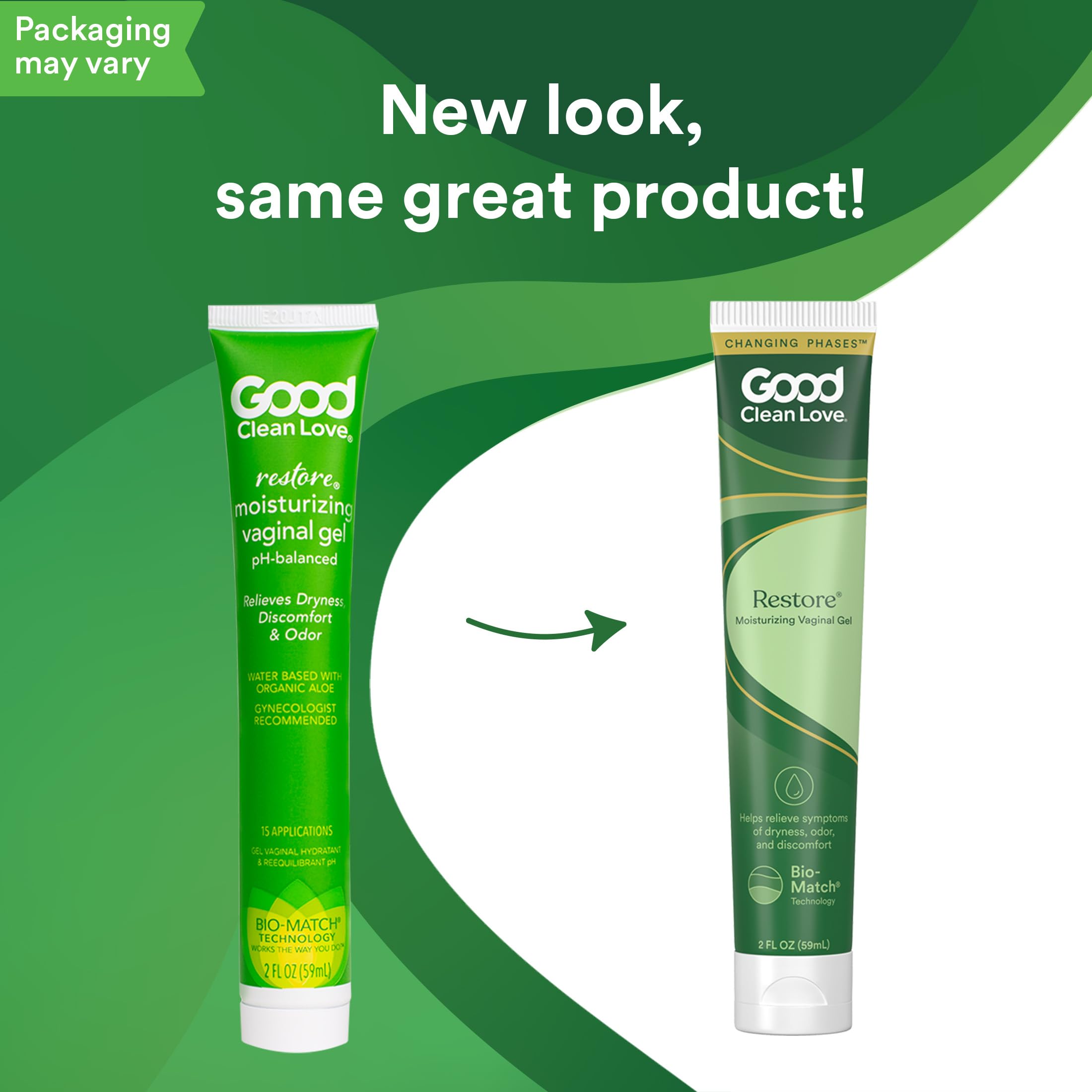 Good Clean Love Restore reusable applicator for discreet application.