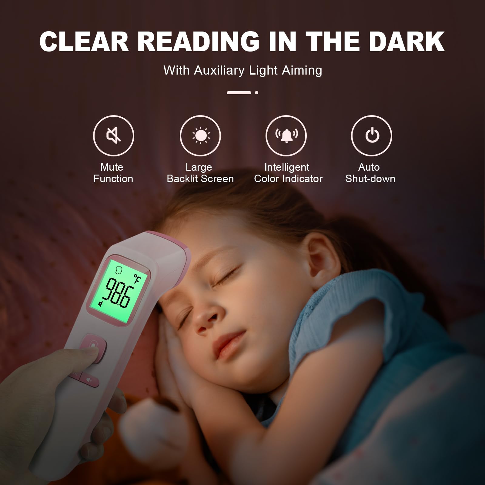 Durable ABS housing of GoodBaby thermometer