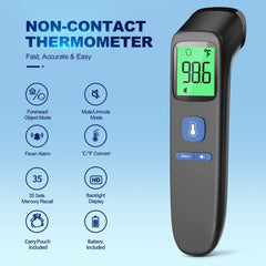 GoodBaby forehead reading with infrared technology for fast temperatures.