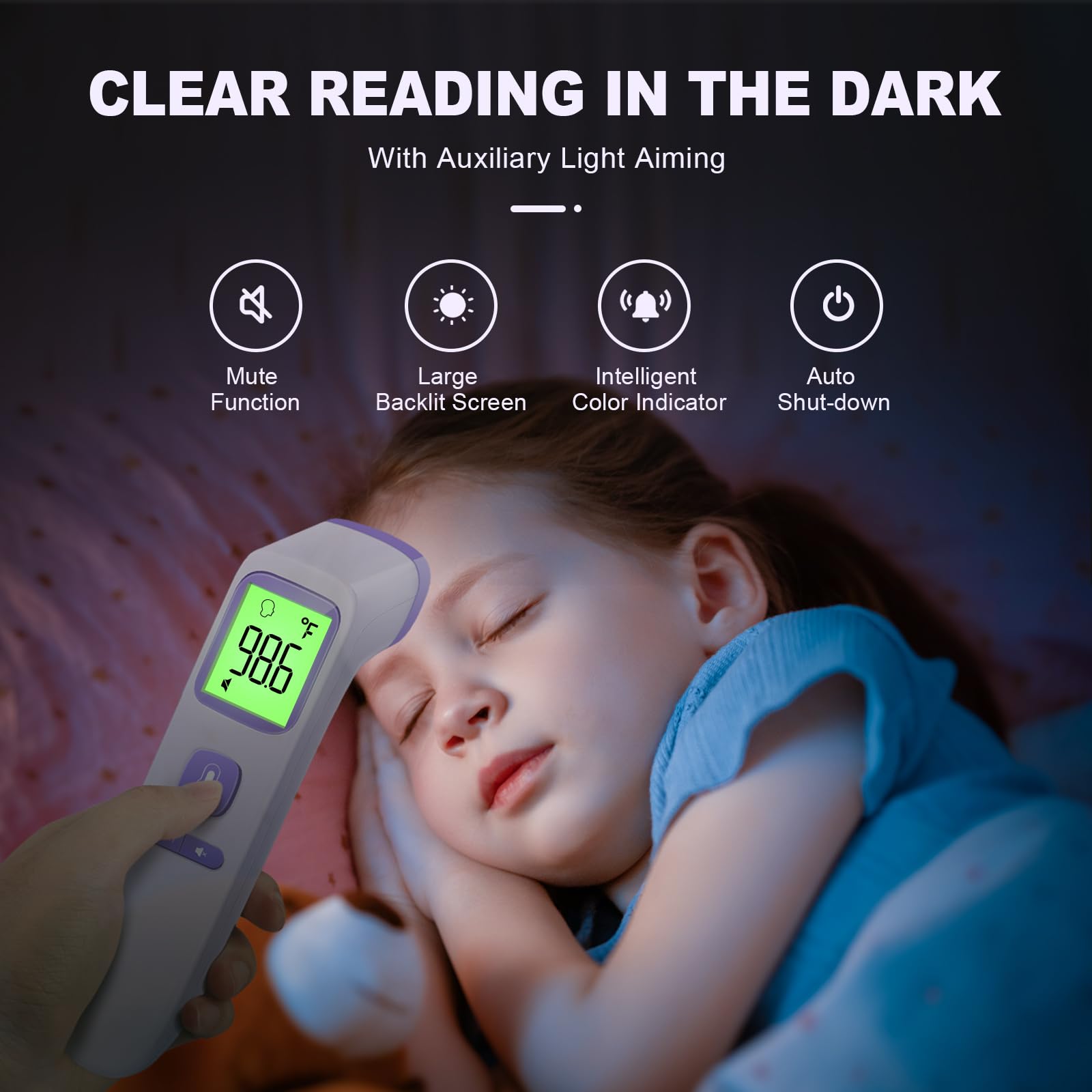 GoodBaby digital display shows Celsius or Fahrenheit clearly.