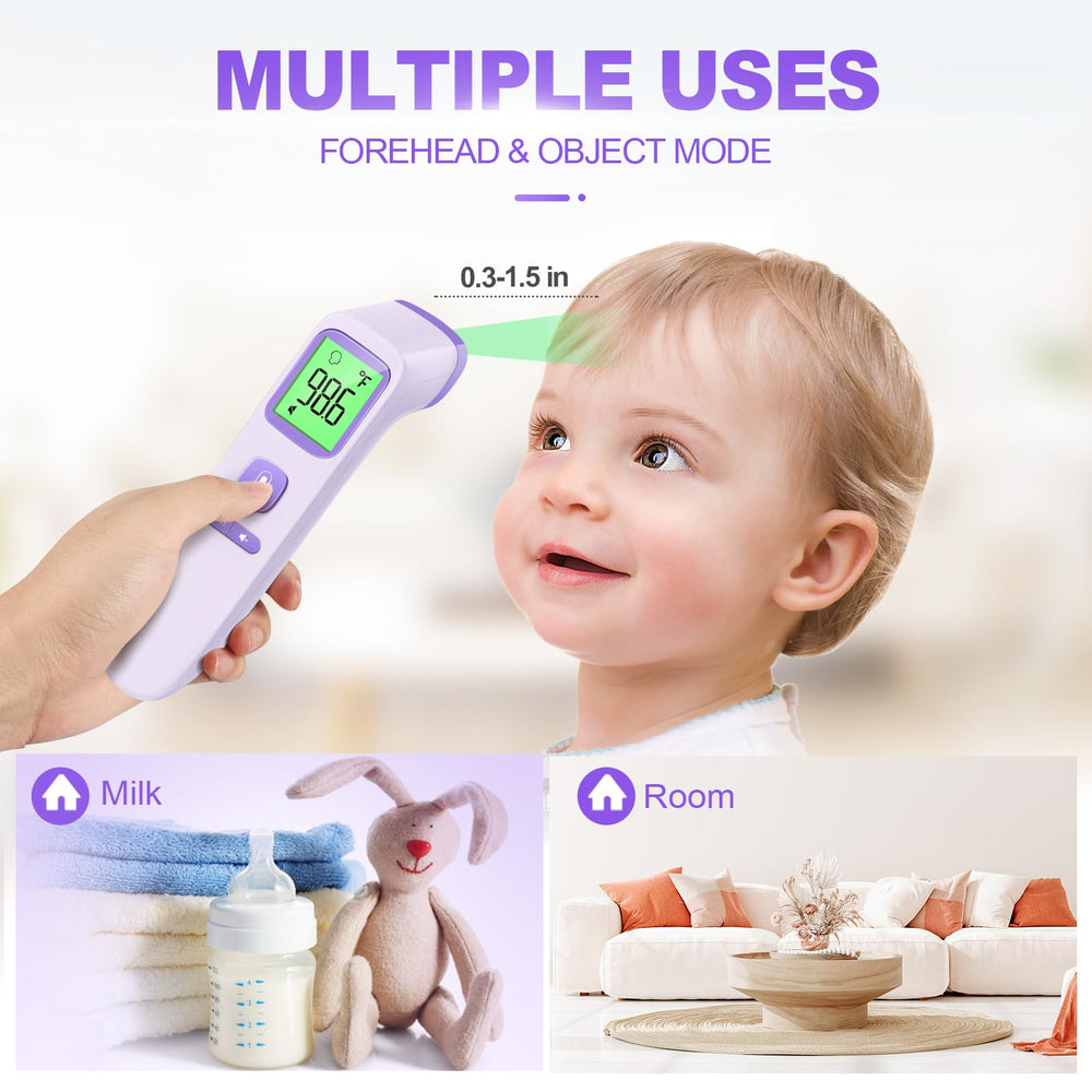 GoodBaby thermometer features an ergonomic grip for easy handling by parents and kids.