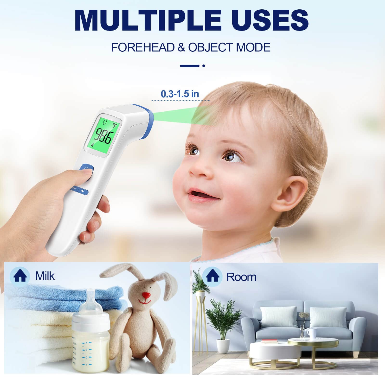 GoodBaby thermometer ergonomic grip designed for easy handling