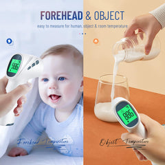 GoodBaby thermometer with large LCD display for easy reading day or night.