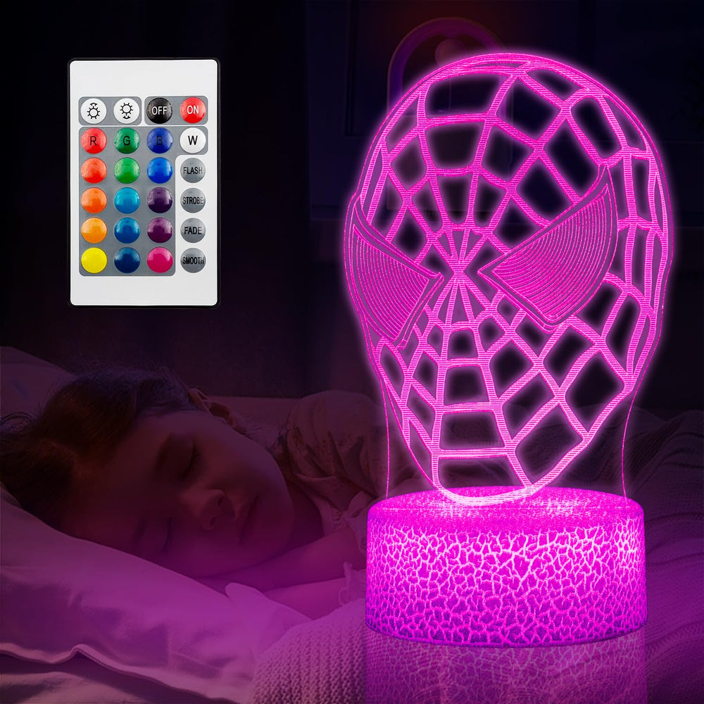 GOODDEYUN 16-color LED lamp enhances bedtime reading with gentle, non-flicker light.