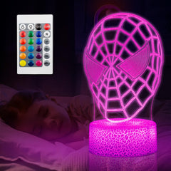 GOODDEYUN 16-color LED lamp enhances bedtime reading with gentle, non-flicker light.