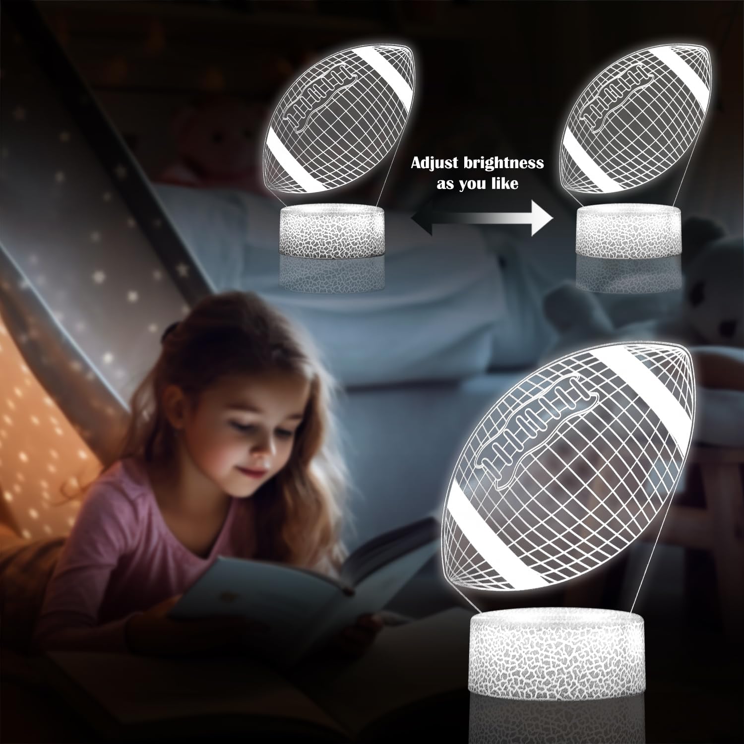 GOODDEYUN kids room decor lamp creates warm, safe night atmosphere