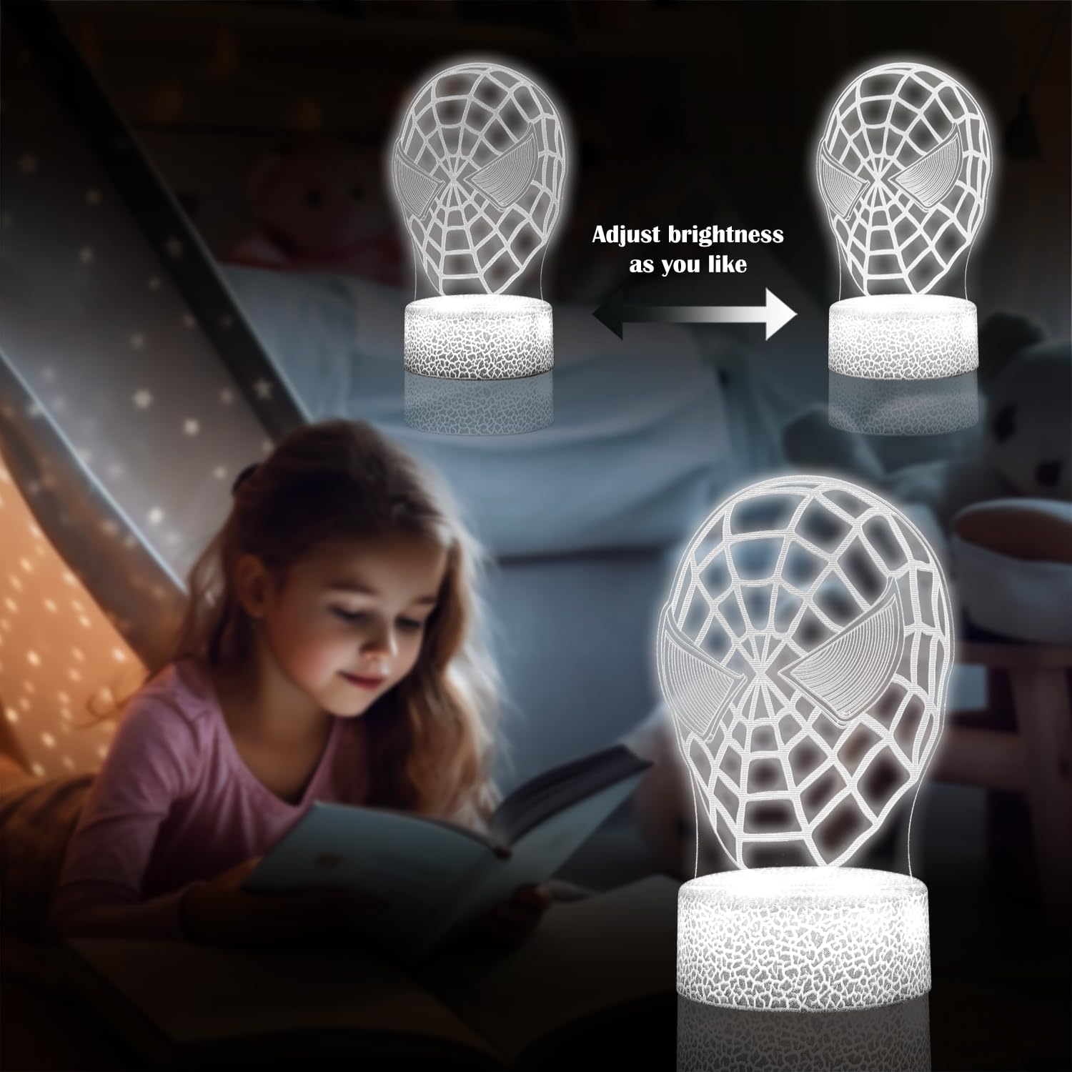 GOODDEYUN touch and remote control for easy mood setting.