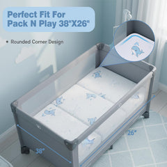 GOODFINDS dual-sided mattress for babies and toddlers with firm and soft surfaces